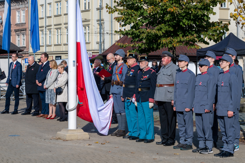 Stawarz, wyzwolenie, Kraków, niepodległość, Kośmider, uroczystości, Podgórze, 2022  Autor: P. Wojnarowski