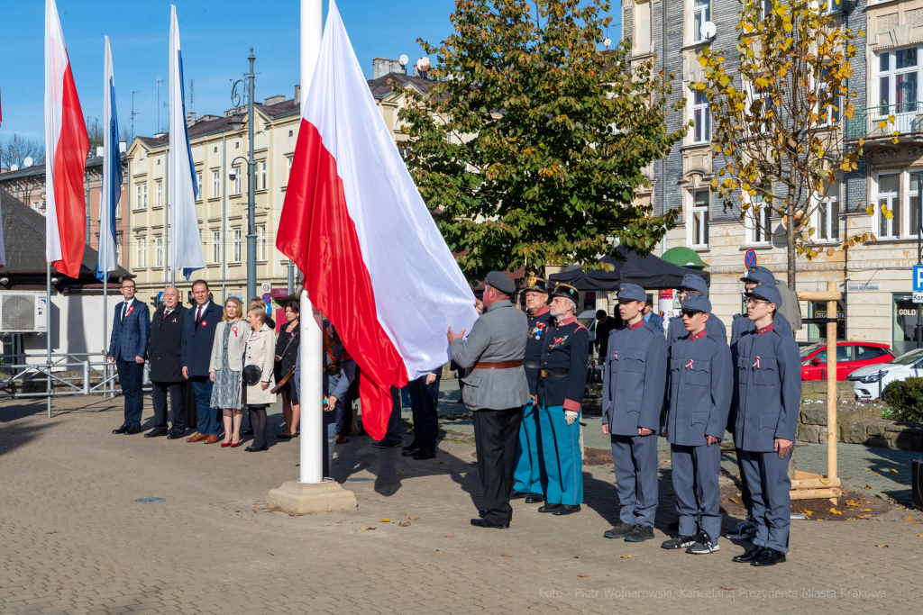 Stawarz, wyzwolenie, Kraków, niepodległość, Kośmider, uroczystości, Podgórze, 2022  Autor: P. Wojnarowski