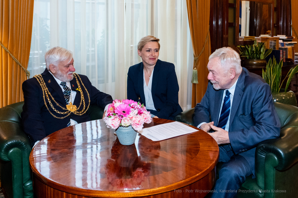 umk_5393.jpg-Gettings, burmistrz, Leeds, Majchrowski, spotkanie, 2022  Autor: P. Wojnarowski