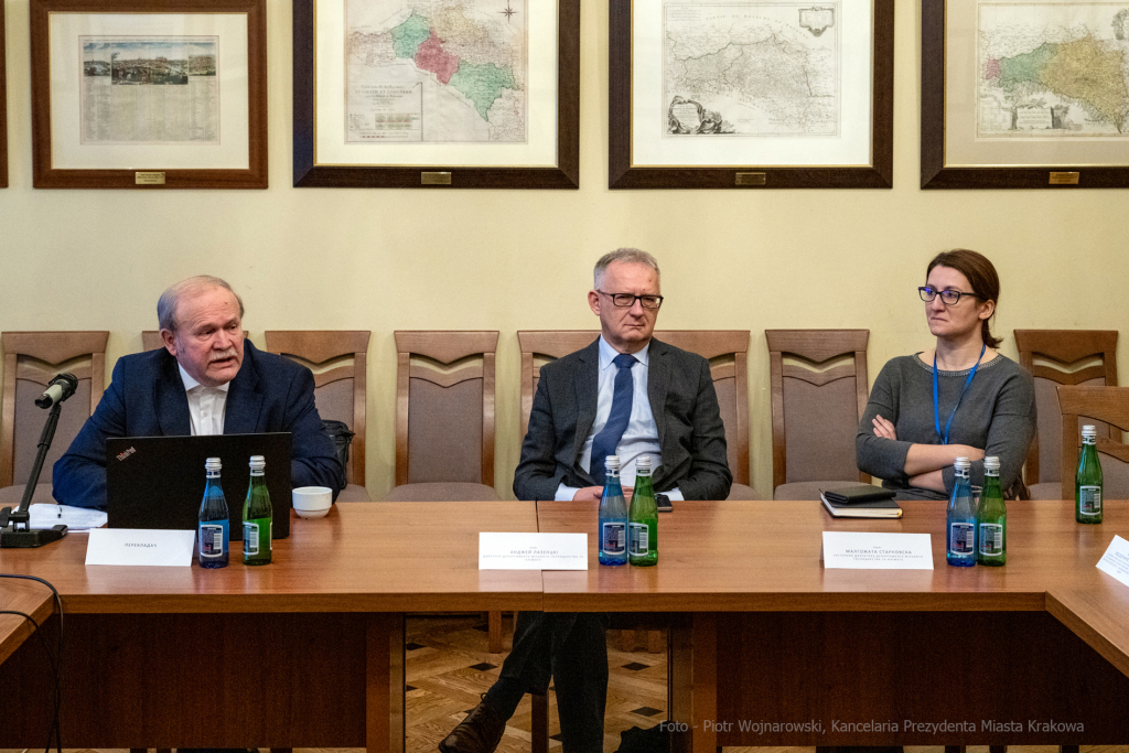 Ekologia, zieleń miejska, czyste powietrze, Ukraina, Kijów, wizyta, przedstawiciele, 2022  Autor: P. Wojnarowski