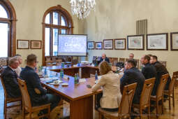 Ekologia, zieleń miejska, czyste powietrze, Ukraina, Kijów, wizyta, przedstawiciele, 2022