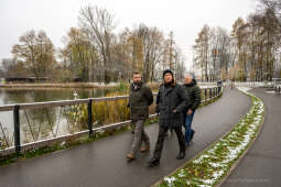 Ekologia, zieleń miejska, czyste powietrze, Ukraina, Kijów, wizyta, przedstawiciele, 2022