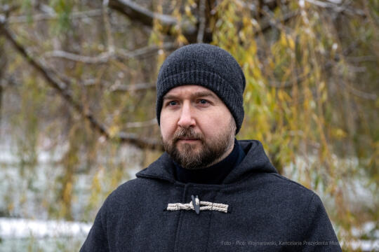 Ekologia, zieleń miejska, czyste powietrze, Ukraina, Kijów, wizyta, przedstawiciele, 2022