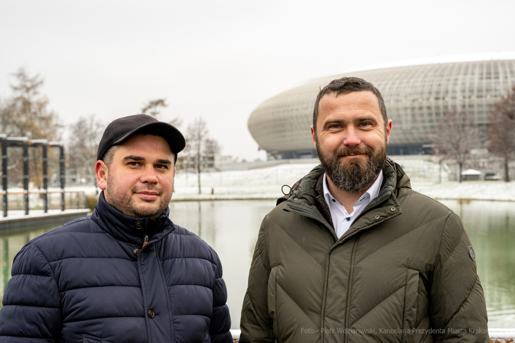 Ekologia, zieleń miejska, czyste powietrze, Ukraina, Kijów, wizyta, przedstawiciele, 2022  Autor: P. Wojnarowski