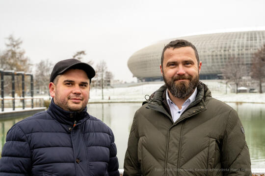 Ekologia, zieleń miejska, czyste powietrze, Ukraina, Kijów, wizyta, przedstawiciele, 2022