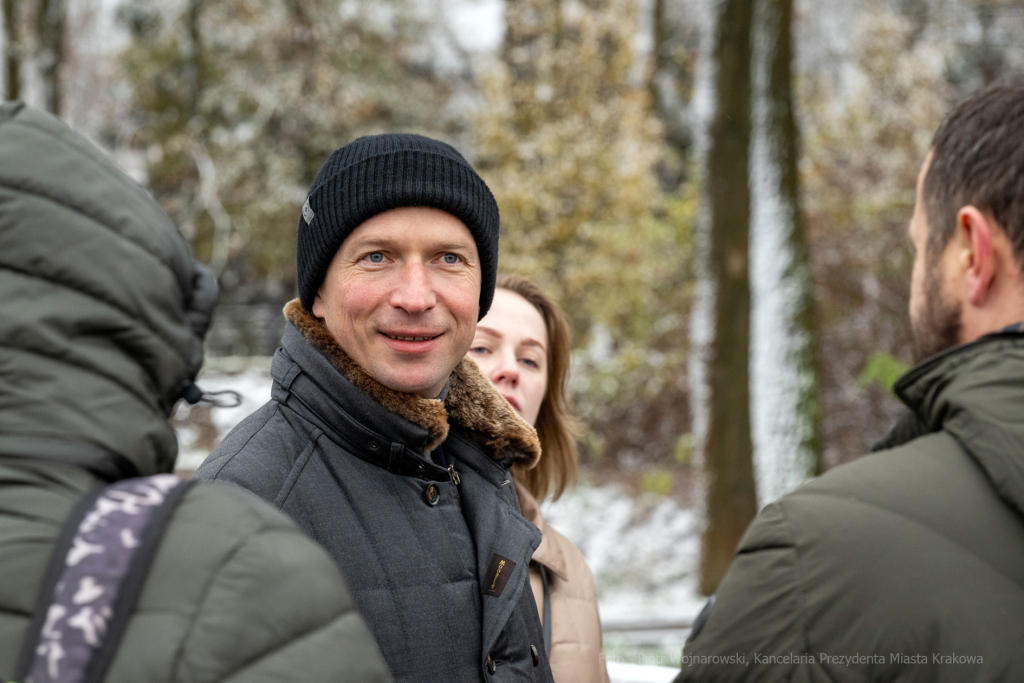 Ekologia, zieleń miejska, czyste powietrze, Ukraina, Kijów, wizyta, przedstawiciele, 2022  Autor: P. Wojnarowski