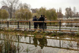 Ekologia, zieleń miejska, czyste powietrze, Ukraina, Kijów, wizyta, przedstawiciele, 2022