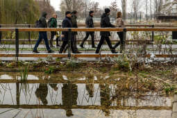 Ekologia, zieleń miejska, czyste powietrze, Ukraina, Kijów, wizyta, przedstawiciele, 2022