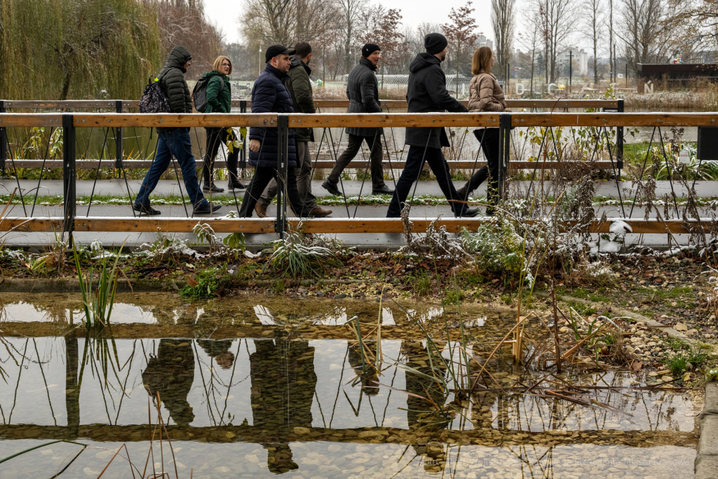 Ekologia, zieleń miejska, czyste powietrze, Ukraina, Kijów, wizyta, przedstawiciele, 2022  Autor: P. Wojnarowski