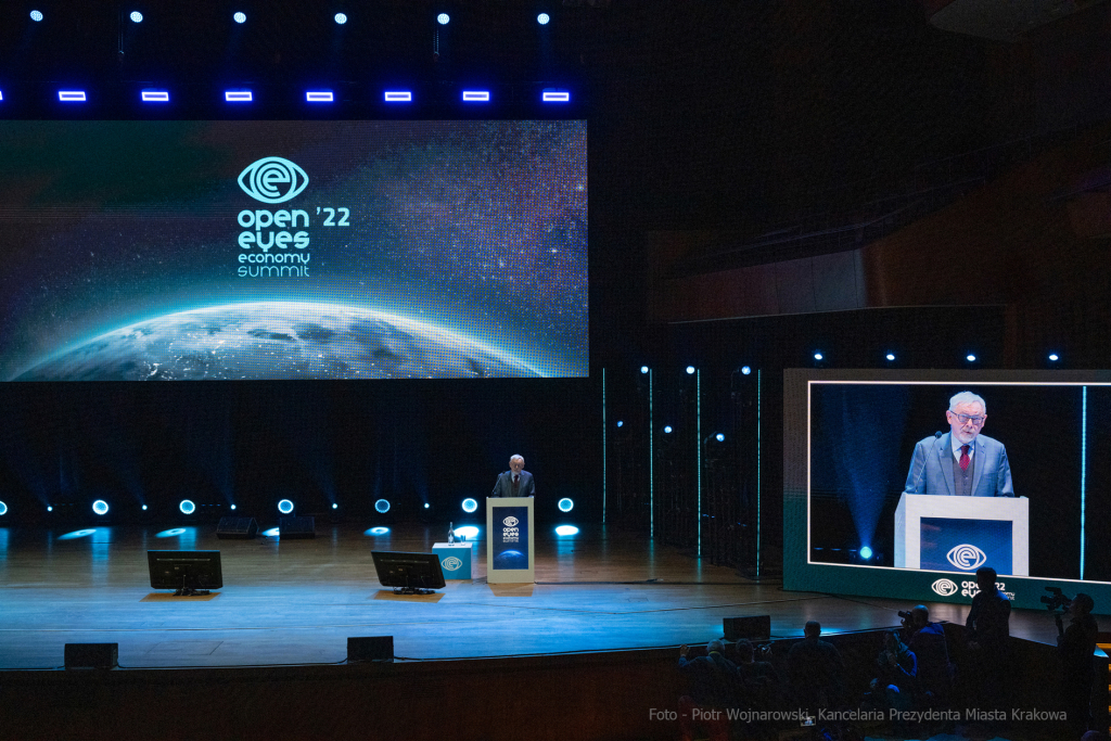 dsc_3504.jpg-Uroczyste otwarcie siódmej edycji Kongresu Open Eyes Economy Summit  Autor: P. Wojnarowski