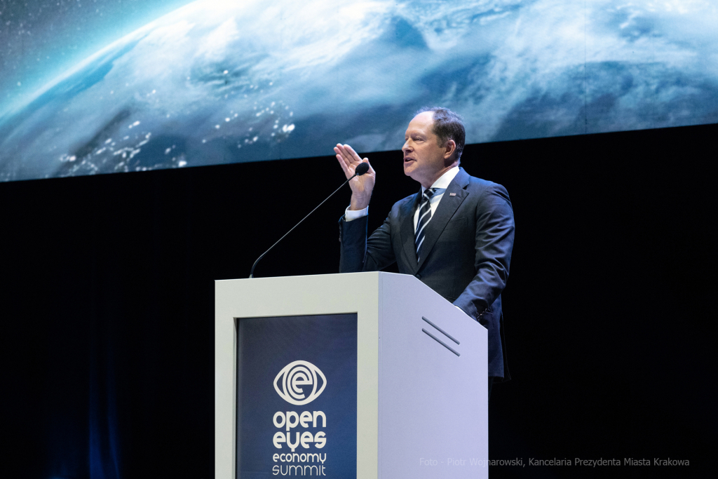dsc_3809.jpg-Uroczyste otwarcie siódmej edycji Kongresu Open Eyes Economy Summit  Autor: P. Wojnarowski
