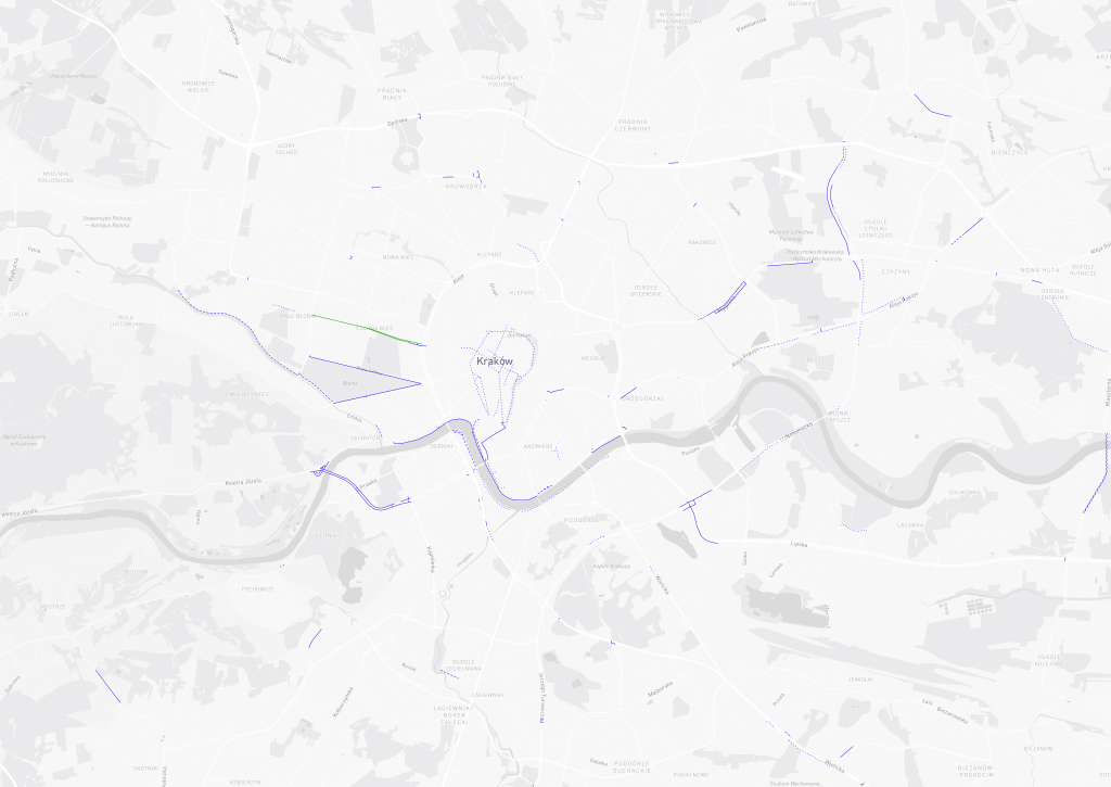 Mapa infrastruktury rowerowej z 2000 roku_copy