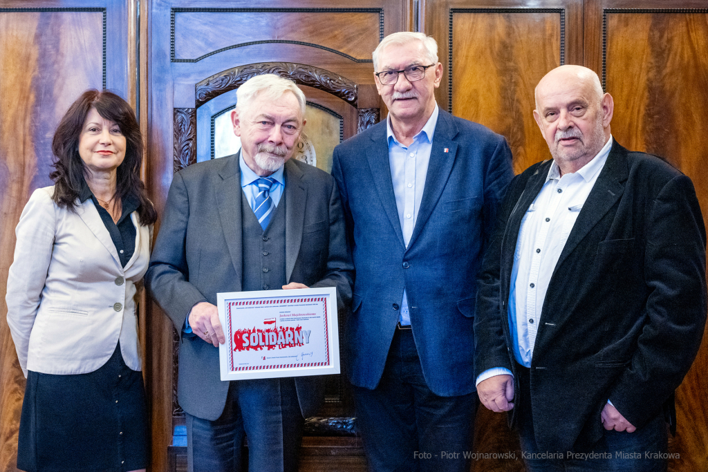 dsc_7088.jpg-Spotkanie, Stowarzyszeni, Sieć, Solidarności, Nowak, Majchrowski  Autor: P. Wojnarowski