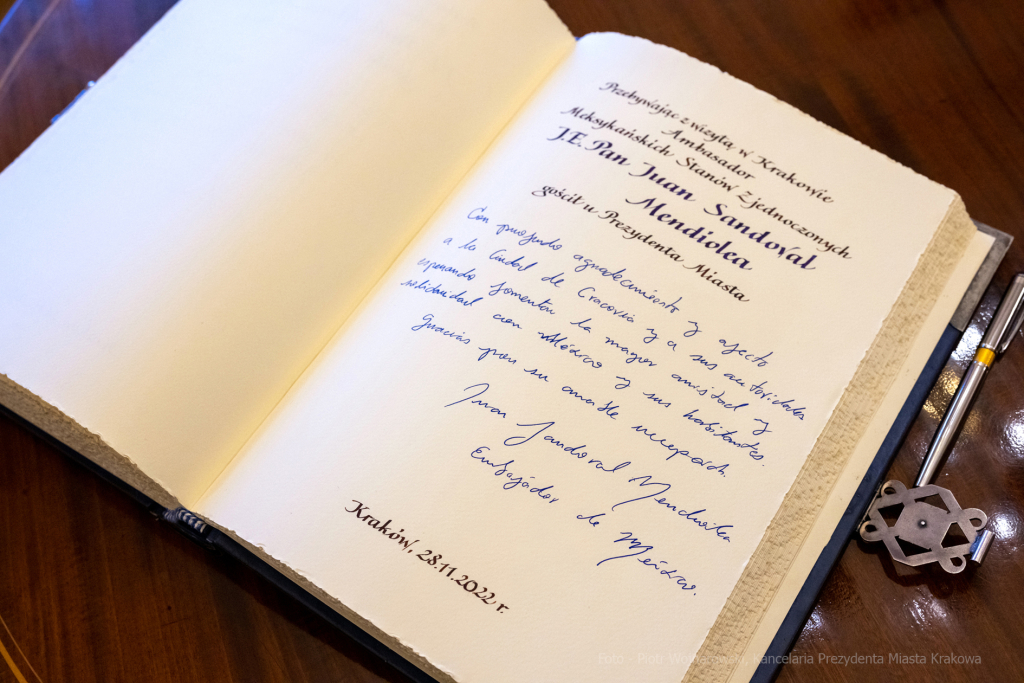 dsc_6891.jpg-Sandoval, Mendiolea, Juan, ambasador, Meksyk, Majcjhrowski, 2022, listopad, wizyta  Autor: P. Wojnarowski