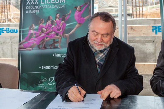 _mg_6030.jpg-akt, erekcyjny, budowa, XXX LO, liceum, wmurowanie, Kulig, 2022, listopad