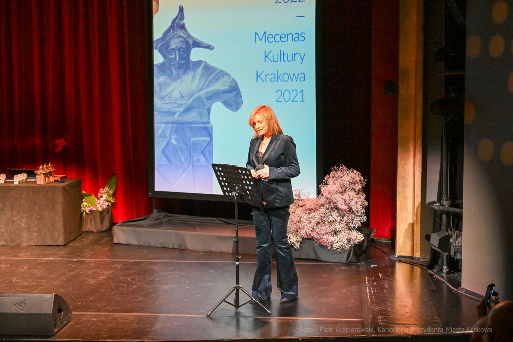 Krakowa 2021 mecenas, Krakowa, nagroda, miasta, Majchrowski, kultury, 2022, listopad, statuetki  Autor: P. Wojnarowski