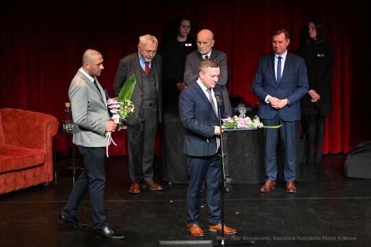 Krakowa 2021 mecenas, Krakowa, nagroda, miasta, Majchrowski, kultury, 2022, listopad, statuetki