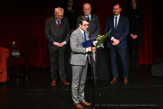 Krakowa 2021 mecenas, Krakowa, nagroda, miasta, Majchrowski, kultury, 2022, listopad, statuetki