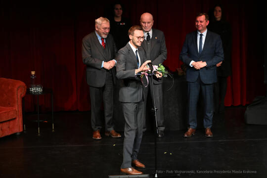 Krakowa 2021 mecenas, Krakowa, nagroda, miasta, Majchrowski, kultury, 2022, listopad, statuetki