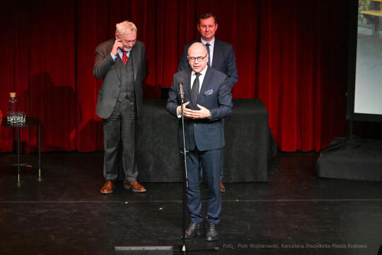Krakowa 2021 mecenas, Krakowa, nagroda, miasta, Majchrowski, kultury, 2022, listopad, statuetki