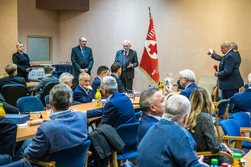 Klub, krwiodawcy, MPK, 60 lat, dawcy, krwi, Kraków, grudzień, 2022, Majchrowski, Honoris Gratia  Autor: P. Wojnarowski