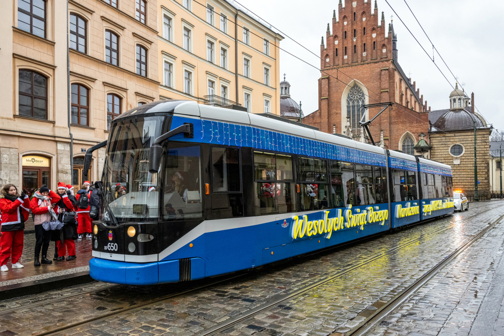 urząd, Majchrowski, paczki, szpital, Żeromskiego, MPK, Mikołaje, 147, tramwaj, specjalny, grudzie  Autor: P. Wojnarowski