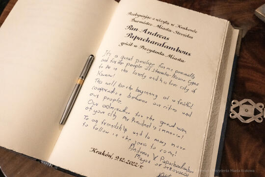 wizyta, Strowolos, Papacharalambous, Mier-Jedrzejowicz, Majchrowski, grudzień, 2022, Cypr