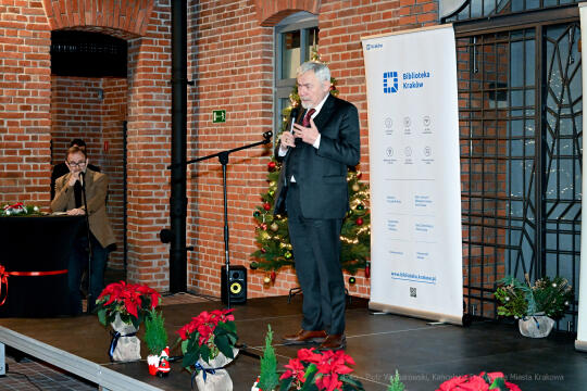 Biblioteka, Kraków, HG, Honoris Gratia, Jubileusz, wojewoda, pracownicy, 2022, grudzień