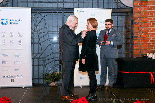 Biblioteka, Kraków, HG, Honoris Gratia, Jubileusz, wojewoda, pracownicy, 2022, grudzień