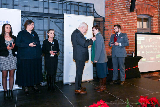 Biblioteka, Kraków, HG, Honoris Gratia, Jubileusz, wojewoda, pracownicy, 2022, grudzień