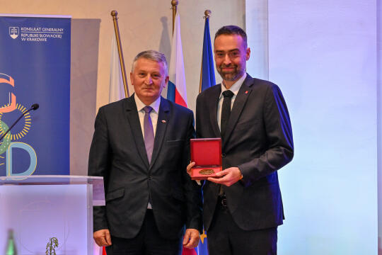 Jubileusz, Konsulat, Konsulatu, Słowacja, Słowacji, uroczystość, medal, Majchrowski, 2022, grudz