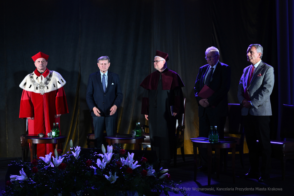 Hausner, UEK, nadanie, tytuł, profesor, profesora, Jerzy, Majchrowski, 2022, grudzień  Autor: P. Wojnarowski