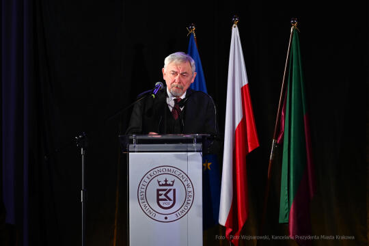 Hausner, UEK, nadanie, tytuł, profesor, profesora, Jerzy, Majchrowski, 2022, grudzień