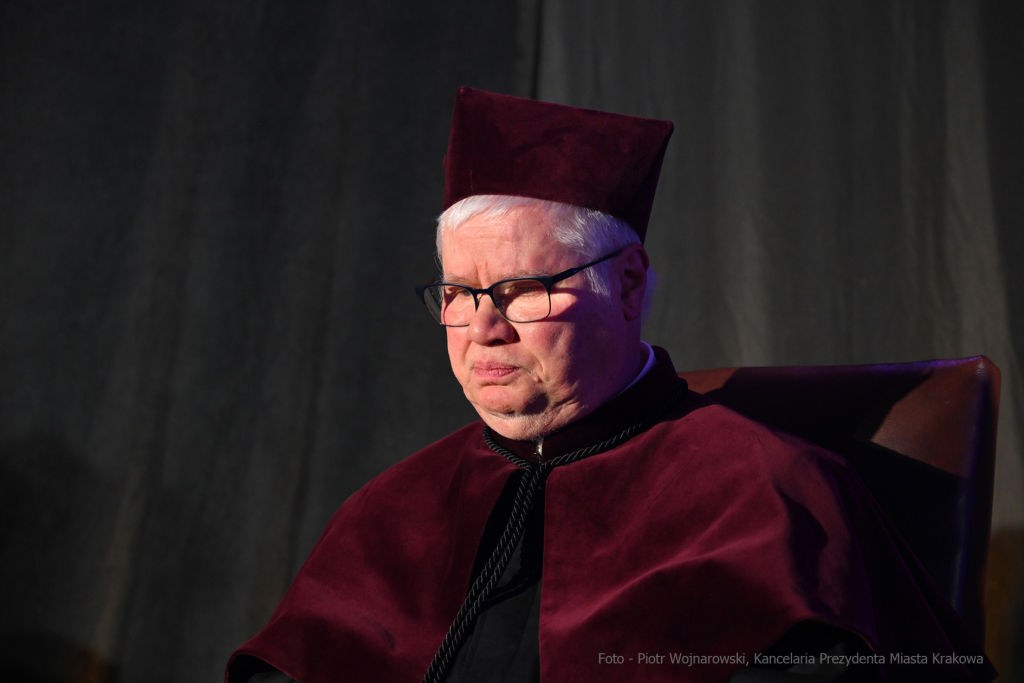 Hausner, UEK, nadanie, tytuł, profesor, profesora, Jerzy, Majchrowski, 2022, grudzień  Autor: P. Wojnarowski