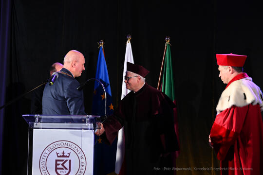 Hausner, UEK, nadanie, tytuł, profesor, profesora, Jerzy, Majchrowski, 2022, grudzień