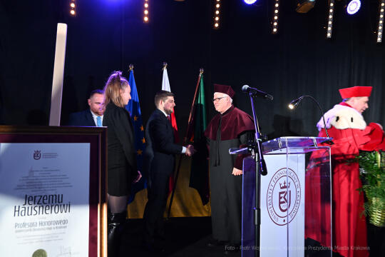 Hausner, UEK, nadanie, tytuł, profesor, profesora, Jerzy, Majchrowski, 2022, grudzień