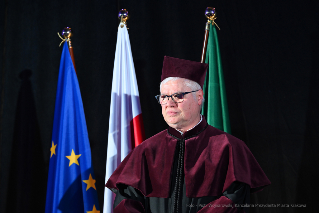 Hausner, UEK, nadanie, tytuł, profesor, profesora, Jerzy, Majchrowski, 2022, grudzień  Autor: P. Wojnarowski