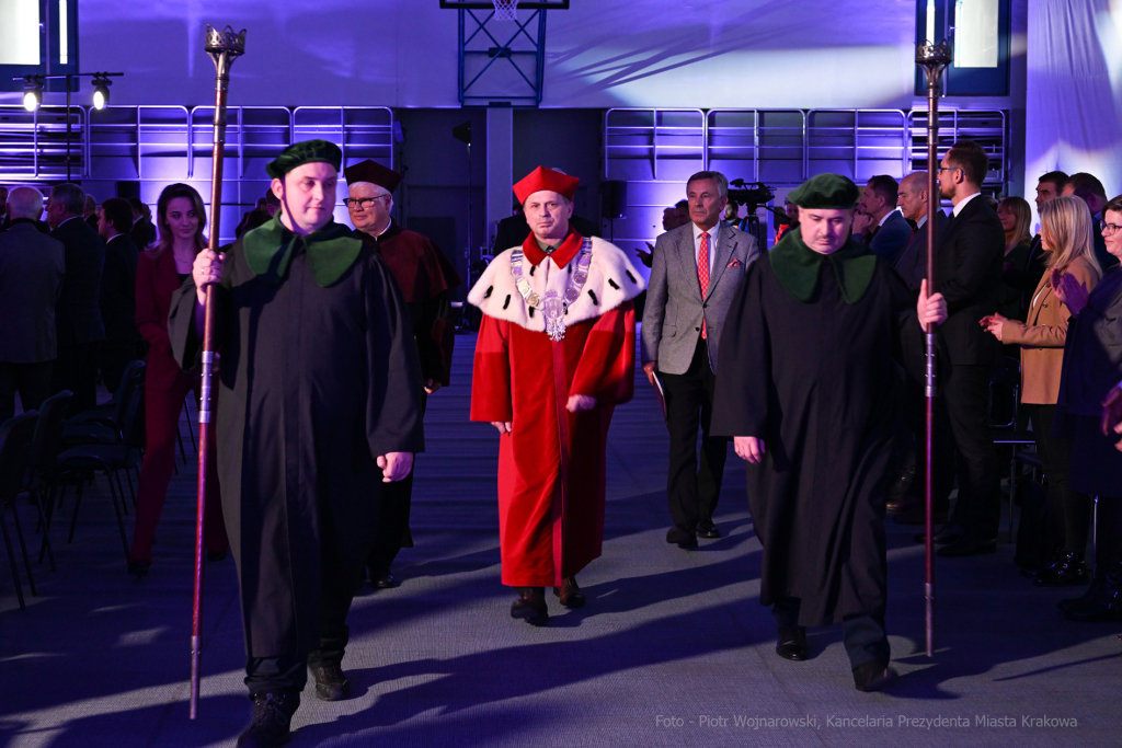 Hausner, UEK, nadanie, tytuł, profesor, profesora, Jerzy, Majchrowski, 2022, grudzień  Autor: P. Wojnarowski