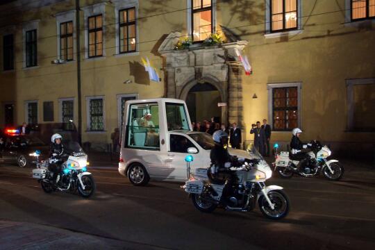 Benedykt, Kraków, odwiedziny, 2006, wizyta, Majchrowski, papież, Błonia