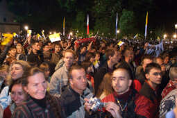 03_dscf3868.jpg-Benedykt, Kraków, odwiedziny, 2006, wizyta, Majchrowski, papież, Błonia