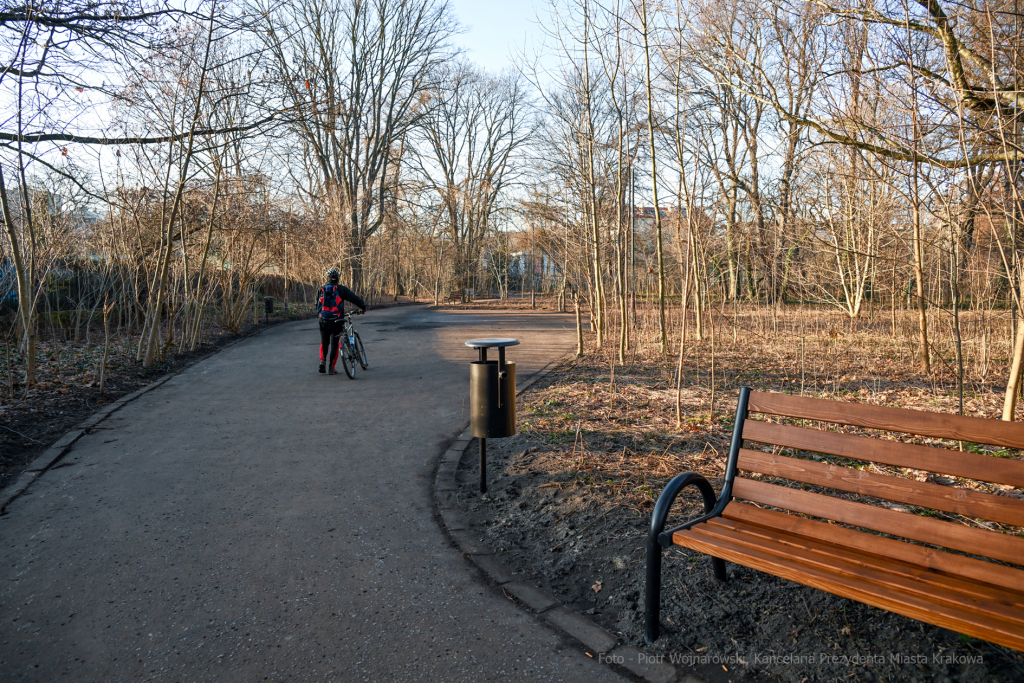 umk_4161.jpg-Park, Jalu Kurek, Kurka, Szlak, centrum, styczeń, 2023, zieleń  Autor: P. Wojnarowski