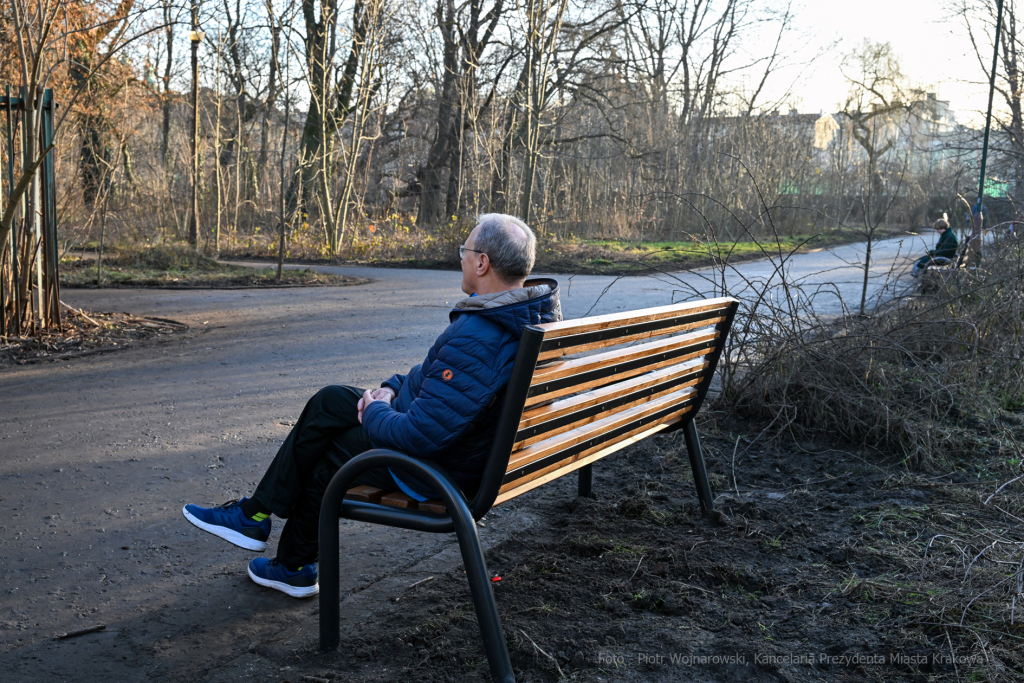 umk_4209.jpg-Park, Jalu Kurek, Kurka, Szlak, centrum, styczeń, 2023, zieleń  Autor: P. Wojnarowski