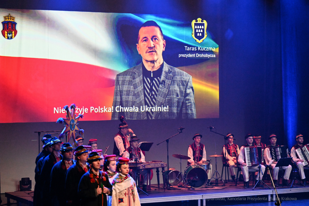 Werchowyna, zespół, karpacki, koncert, występ, Kośmider, NCK, Ukraina, wsparcie, 2023  Autor: P. Wojnarowski