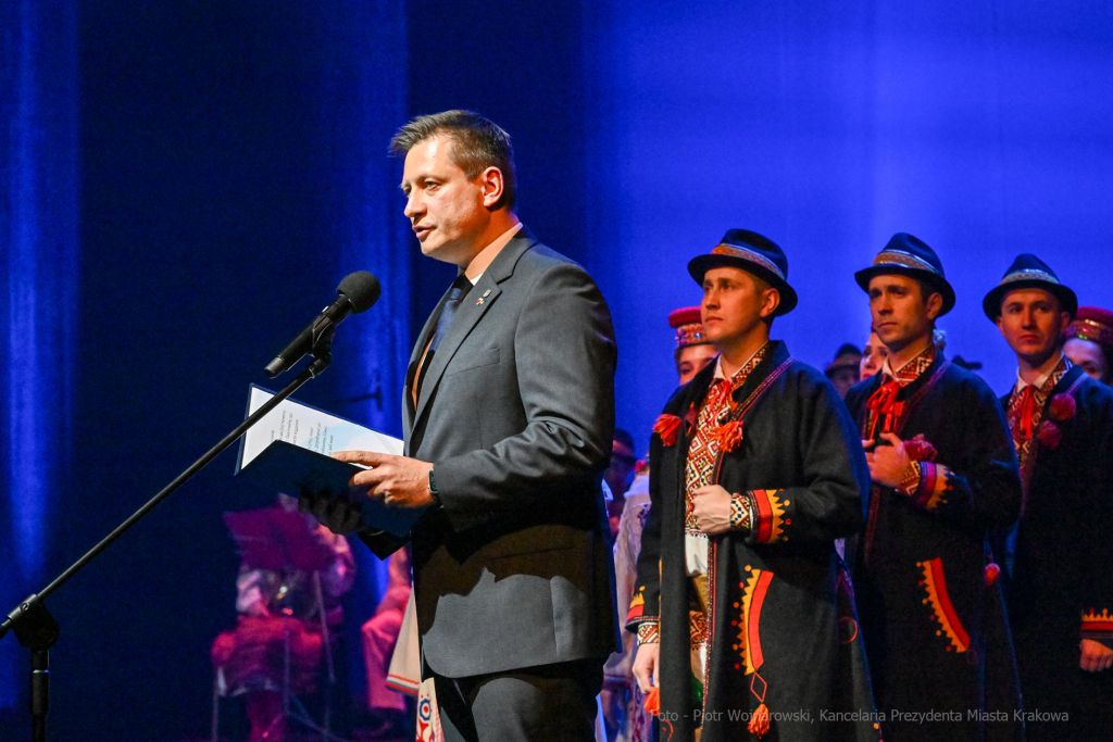 Werchowyna, zespół, karpacki, koncert, występ, Kośmider, NCK, Ukraina, wsparcie, 2023  Autor: P. Wojnarowski