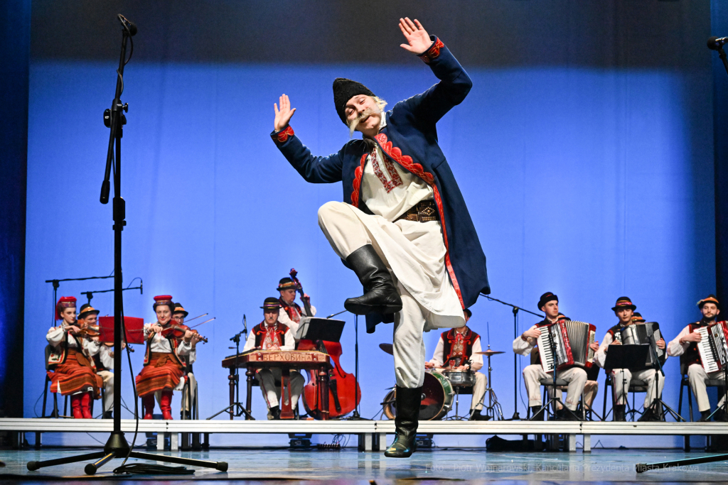 Werchowyna, zespół, karpacki, koncert, występ, Kośmider, NCK, Ukraina, wsparcie, 2023  Autor: P. Wojnarowski