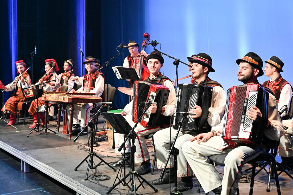 Werchowyna, zespół, karpacki, koncert, występ, Kośmider, NCK, Ukraina, wsparcie, 2023  Autor: P. Wojnarowski