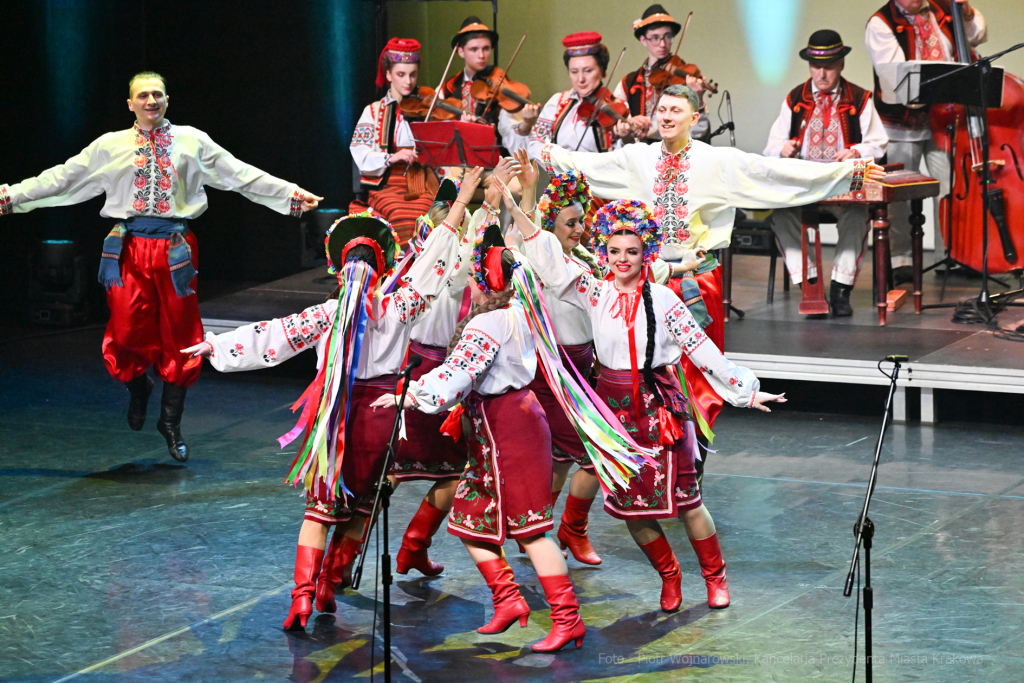 Werchowyna, zespół, karpacki, koncert, występ, Kośmider, NCK, Ukraina, wsparcie, 2023  Autor: P. Wojnarowski