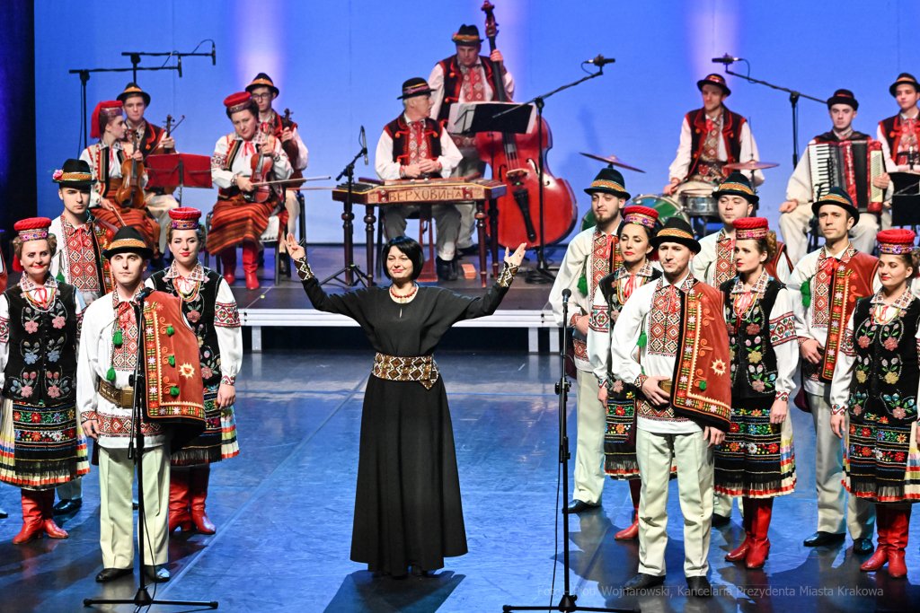 Werchowyna, zespół, karpacki, koncert, występ, Kośmider, NCK, Ukraina, wsparcie, 2023  Autor: P. Wojnarowski