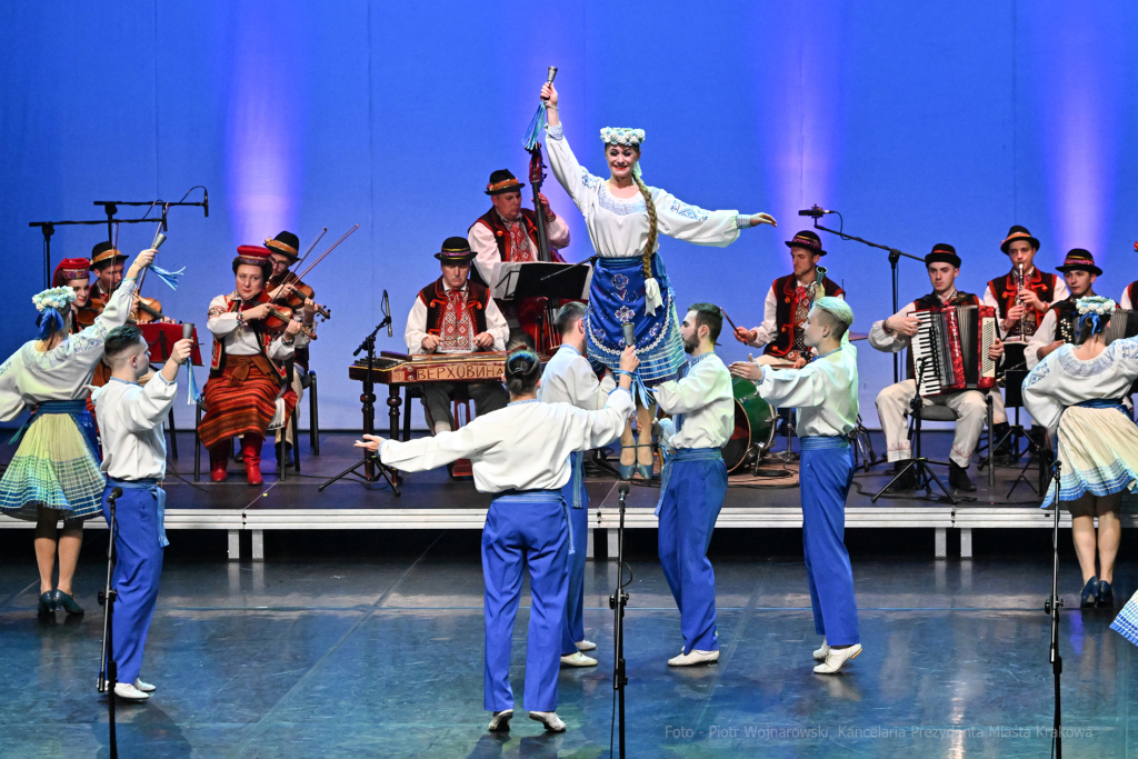 Werchowyna, zespół, karpacki, koncert, występ, Kośmider, NCK, Ukraina, wsparcie, 2023  Autor: P. Wojnarowski