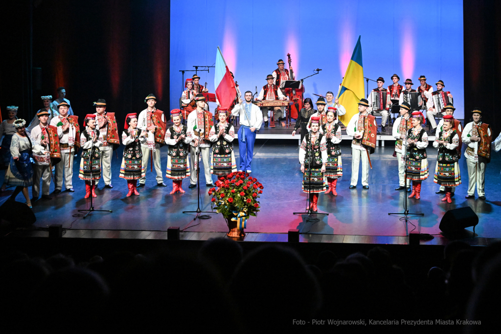 Werchowyna, zespół, karpacki, koncert, występ, Kośmider, NCK, Ukraina, wsparcie, 2023  Autor: P. Wojnarowski